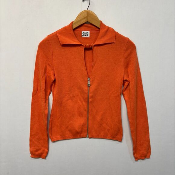 Iceberg Women Full Zip Knit Sweater Top Size Medium Wool Blend Italy D033 -13 - Picture 16 of 16